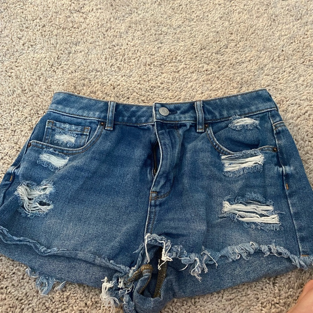 Denim shorts